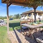 Large Mediterranea In The Heart Of Coral Shore With Swimming Pool Large Garden With Palm Trees