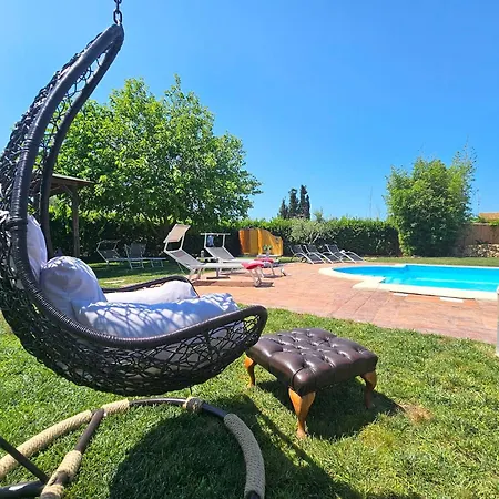 Large Mediterranea In The Heart Of Coral Shore With Swimming Pool Large Garden With Palm Trees Villa