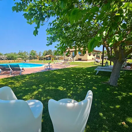 Large Mediterranea In The Heart Of Coral Shore With Swimming Pool Large Garden With Palm Trees * 阿尔盖罗