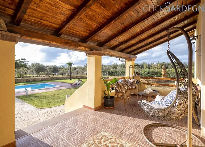 Вилла Large Mediterranea In The Heart Of Coral Shore With Swimming Pool Large Garden With Palm Trees