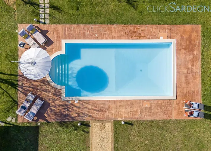 Large Mediterranea In The Heart Of Coral Shore With Swimming Pool Large Garden With Palm Trees Вилла